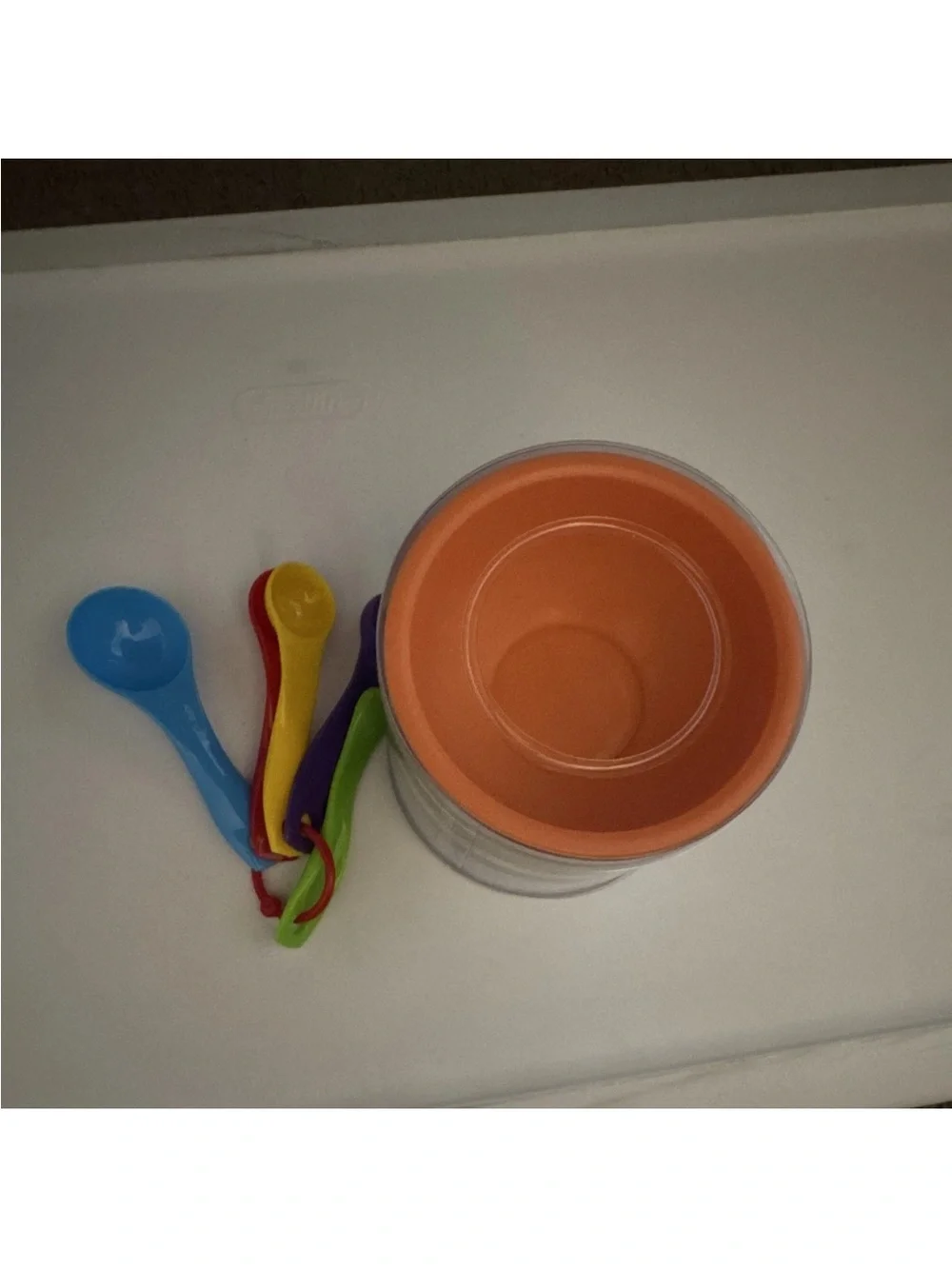 Multicolor Nesting Mixing Bowls with Matching Measuring Spoons
